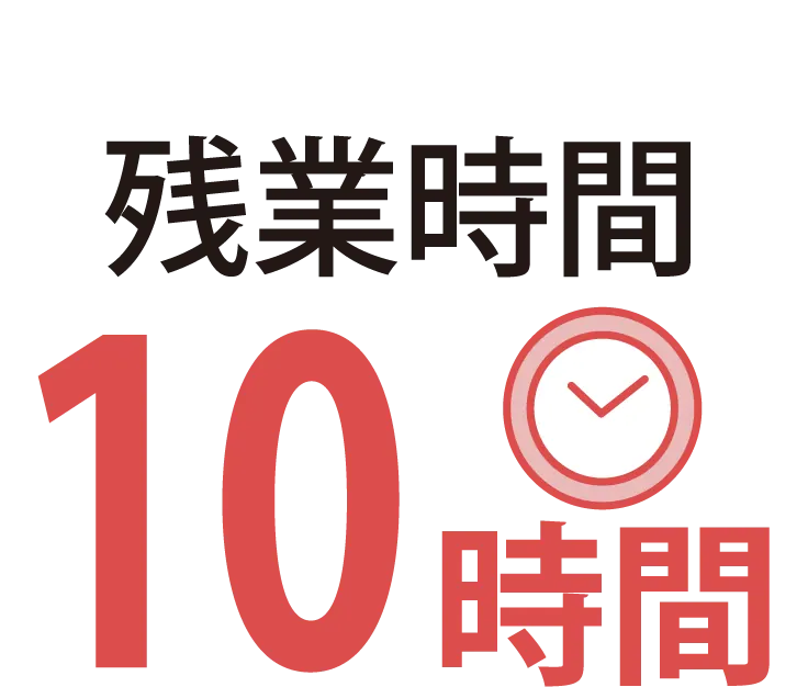 残業時間10時間
